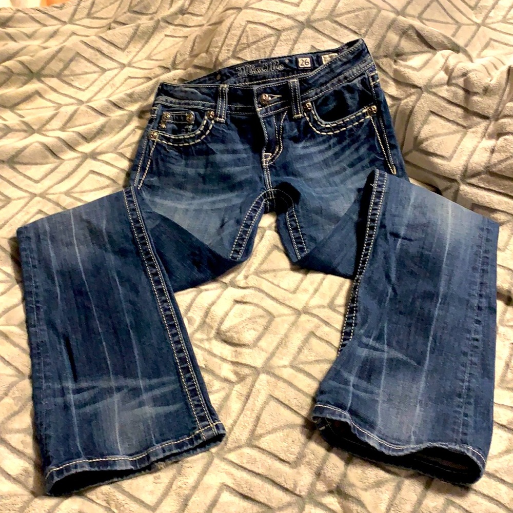 Miss me jeans size 26 boot cut like new
